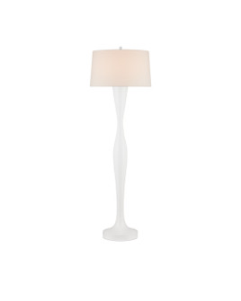Monica One Light Floor Lamp in White (142|8000-0153)