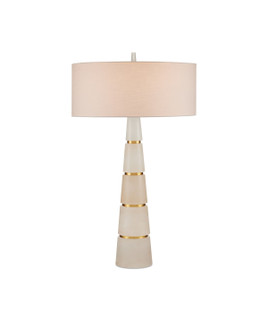 Eleanora Two Light Table Lamp in Natural/Natural Brass (142|6000-0904)