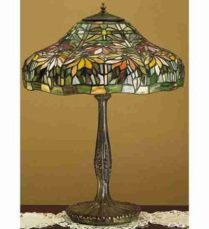 Poinsettia 25'' Table Lamp in Bronze (57|31129)