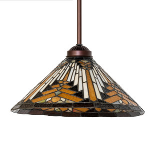 Nuevo Mission One Light Pendant in Mahogany Bronze (57|104359)