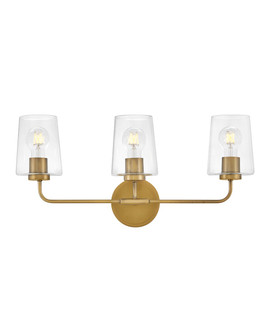 Kline LED Vanity in Heritage Brass (531|853453HB-CL)