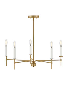 Hux LED Chandelier in Lacquered Brass (531|83075LCB)
