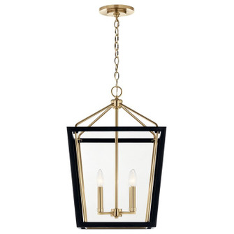 Delvin Four Light Foyer Pendant in Champagne Bronze (12|52620CPZBK)