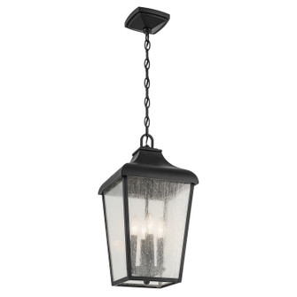 Forestdale Four Light Outdoor Pendant in Textured Black (12|49740BKT)