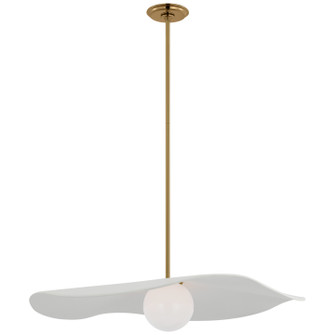 Mahalo LED Pendant in Hand-Rubbed Antique Brass (268|WS 5040HAB-WHT)