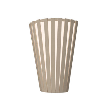 Slatted One Light Wall Lamp in Organic Cappuccino (486|456.48)