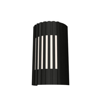 Slatted LED Wall Lamp in Organic Black (486|420LED.46)