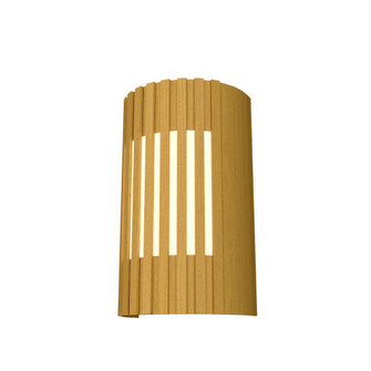 Slatted Two Light Wall Lamp in Organic Gold (486|420.49)