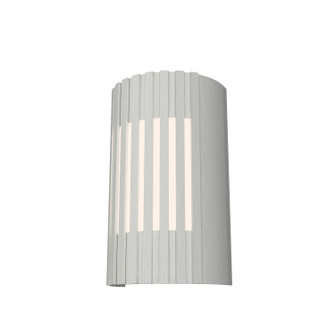 Slatted Two Light Wall Lamp in Organic White (486|420.47)