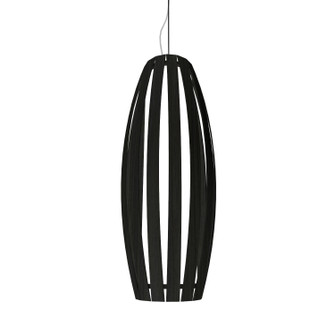 Barrel One Light Pendant in Organic Black (486|304.46)