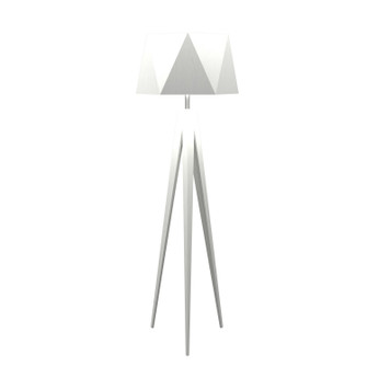 Facet One Light Floor Lamp in Organic White (486|3034.47)