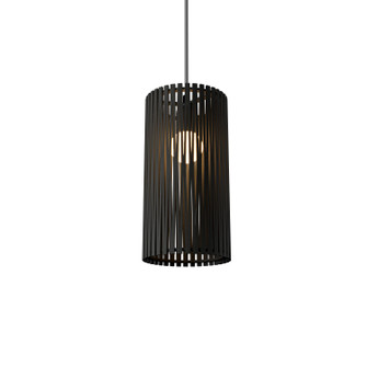 Living Hinges One Light Pendant in Organic Black (486|1484.46)