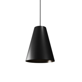 Conical One Light Pendant in Organic Black (486|1483.46)