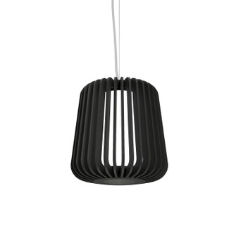 Stecche di Legno One Light Pendant in Organic Black (486|1428.46)