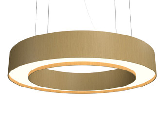 Cylindrical LED Pendant in Organic Gold (486|1286LED.49)