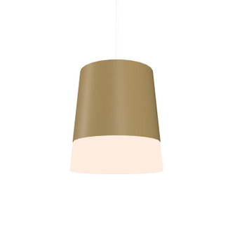Conical LED Pendant in Organic Gold (486|1100LED.49)