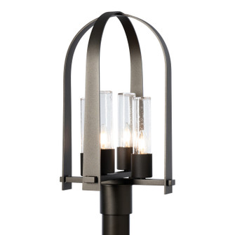 Triomphe Four Light Outdoor Post Mount in Coastal Burnished Steel (39|342030-SKT-78-II0392)