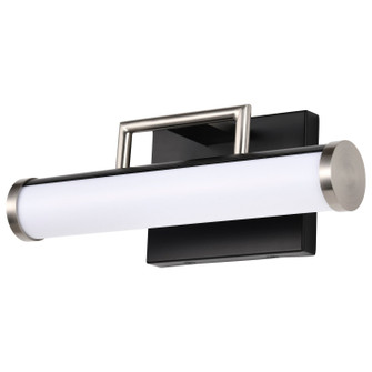 Solano LED Vanity in Black / Brushed Nickel (72|62-656)