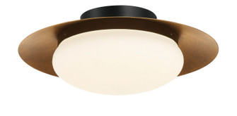 Zinola LED Flush Mount in Sand Coal & Halcyon Gold (7|5625-869-L)