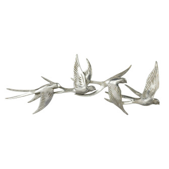 Flock Wall Art in German Silver (45|S0036-12027)