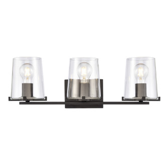 Votisse Three Light Vanity in Matte Black (45|90149/3)