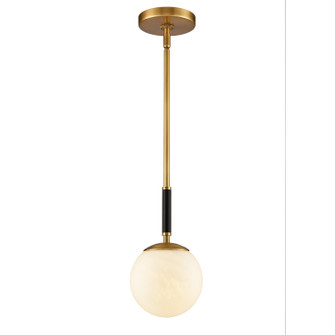 Gillian One Light Mini Pendant in Natural Brass (45|90062/1)