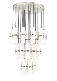 Cayden 27 Light Chandelier in Brushed Nickel (224|1946P-27R-BN)