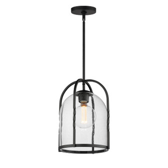 Foundry One Light Outdoor Pendant in Black (16|30194CDBK)