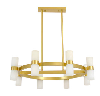 Luella 17 Light Pendant in Brass (457|03929101)