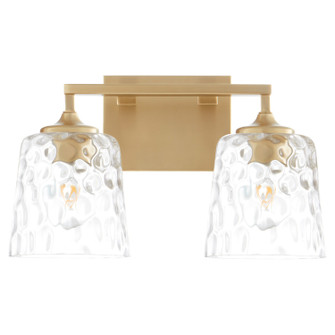 Eldorado Two Light Vanity in Aged Brass (19|5005-2-180)