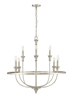 Emery Eight Light Chandelier in Brushed Nickel (59|28108-BN)