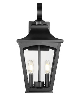 Curry Two Light Outdoor Wall Sconce in Powder Coated Black (59|10921-PBK)