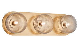 Knobbel LED Wall Sconce in Aged Gold Brass (423|S01303AGCL)