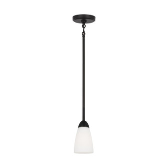 Seville One Light Mini Pendant in Midnight Black (1|6120201-112)