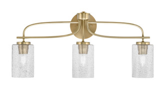 Cavella Three Light Bath Bar in New Age Brass (200|3913-NAB-3002)