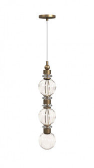 Avra LED Pendant in Aged Brass (192|HF7903-AB)