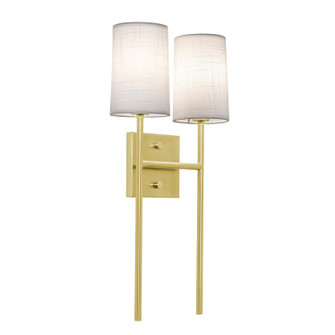 Rose Two Light Wall Sconce in Satin Brass (162|ROSS1020CBSB)