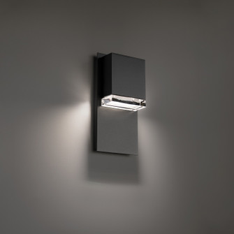Draped LED Outdoor Wall Sconce in Black (281|WS-W60412-30-BK)