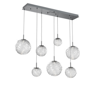 Gaia LED Linear Pendant in Gunmetal (404|PLB0092-07-GM-C-C01-L3)