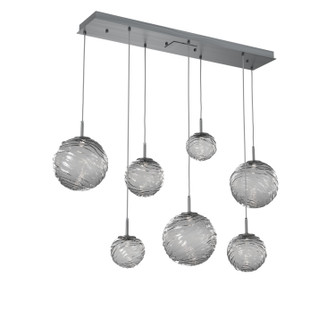 Gaia LED Linear Pendant in Gunmetal (404|PLB0092-07-GM-S-C01-L1)