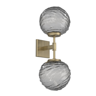Gaia LED Wall Sconce in Heritage Brass (404|IDB0092-02-HB-S-L3)