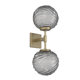 Gaia LED Wall Sconce in Heritage Brass (404|IDB0092-02-HB-S-L1)