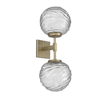 Gaia LED Wall Sconce in Heritage Brass (404|IDB0092-02-HB-C-L3)