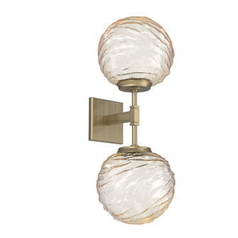 Gaia LED Wall Sconce in Heritage Brass (404|IDB0092-02-HB-A-L1)