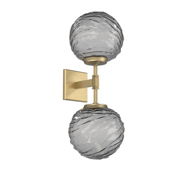 Gaia LED Wall Sconce in Gilded Brass (404|IDB0092-02-GB-S-L3)