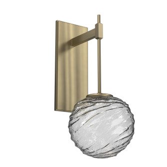 Gaia LED Wall Sconce in Heritage Brass (404|IDB0092-01-HB-C-L3)