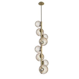Gaia LED Pendant in Gilded Brass (404|CHB0092-T8-GB-A-001-L3)