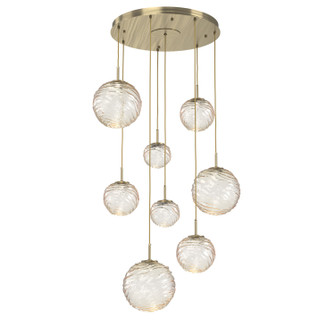 Gaia LED Pendant in Heritage Brass (404|CHB0092-08-HB-A-C01-L1)