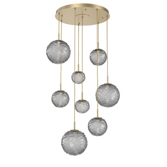 Gaia LED Pendant in Gilded Brass (404|CHB0092-08-GB-S-C01-L1)