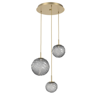 Gaia LED Pendant in Gilded Brass (404|CHB0092-03-GB-S-C01-L1)